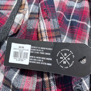 North Western Co. Button up/hoodie. Size M